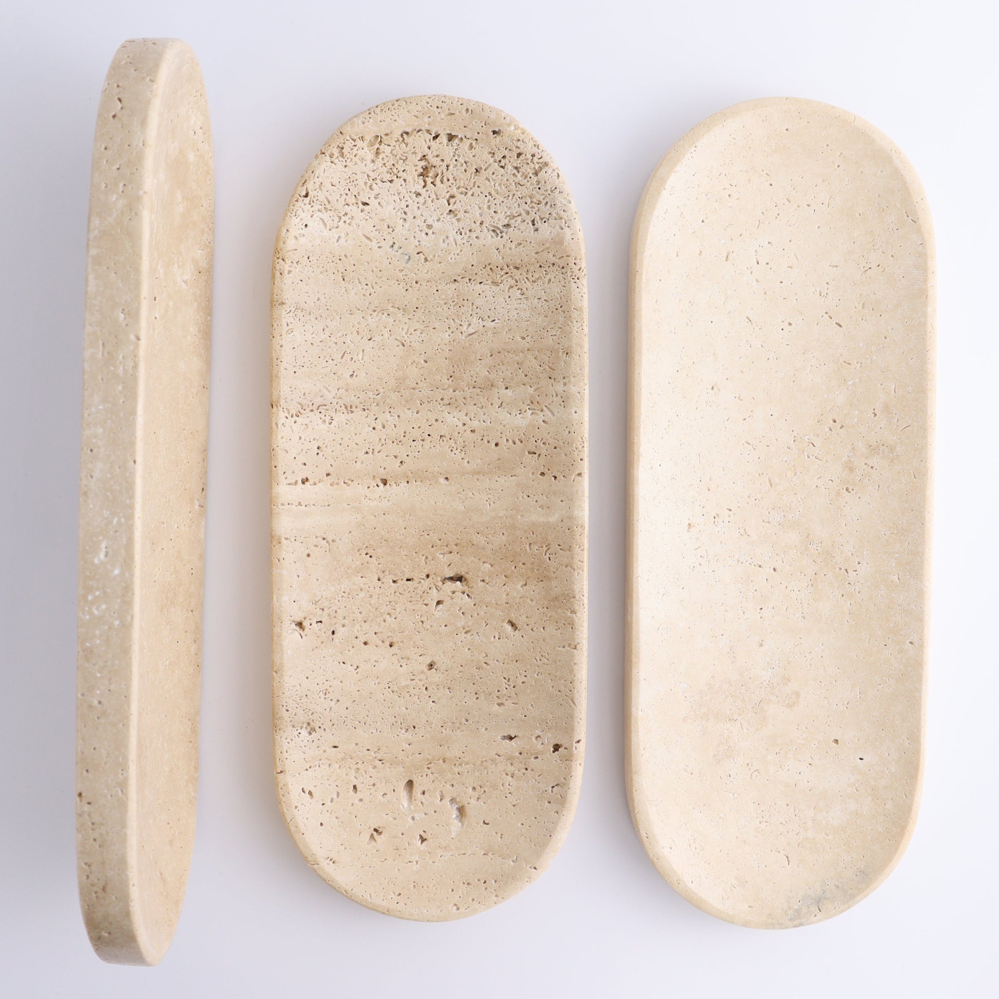 One Travertine Oval Dish - Expert Wholesale and Supplier of Wholesale Crystals & Bulk Gemstones, ["Catalog Onyx","Decorative Dish","Mexico","Travertine"]