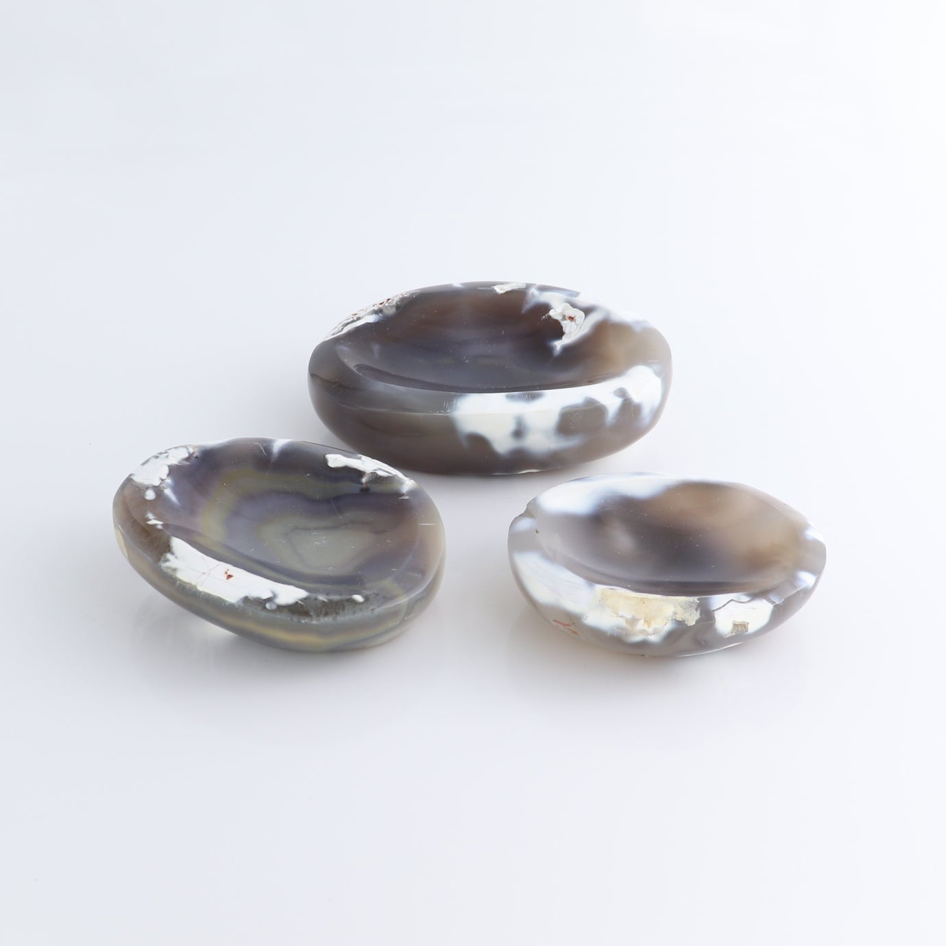 Orca Agate Bowls Set of 3