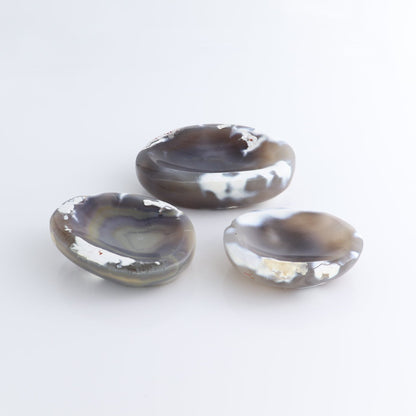 Orca Agate Bowls Set of 3