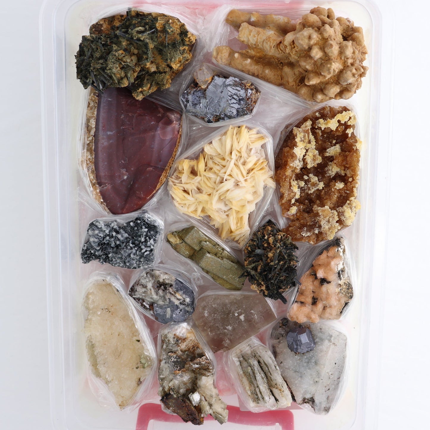 Mixed Minerals Flat from Morocco | Mi Esperanza Minerals | Supplier of Crystals and Onyx