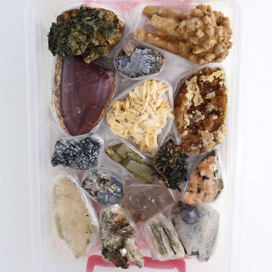 Mixed Minerals Flat from Morocco