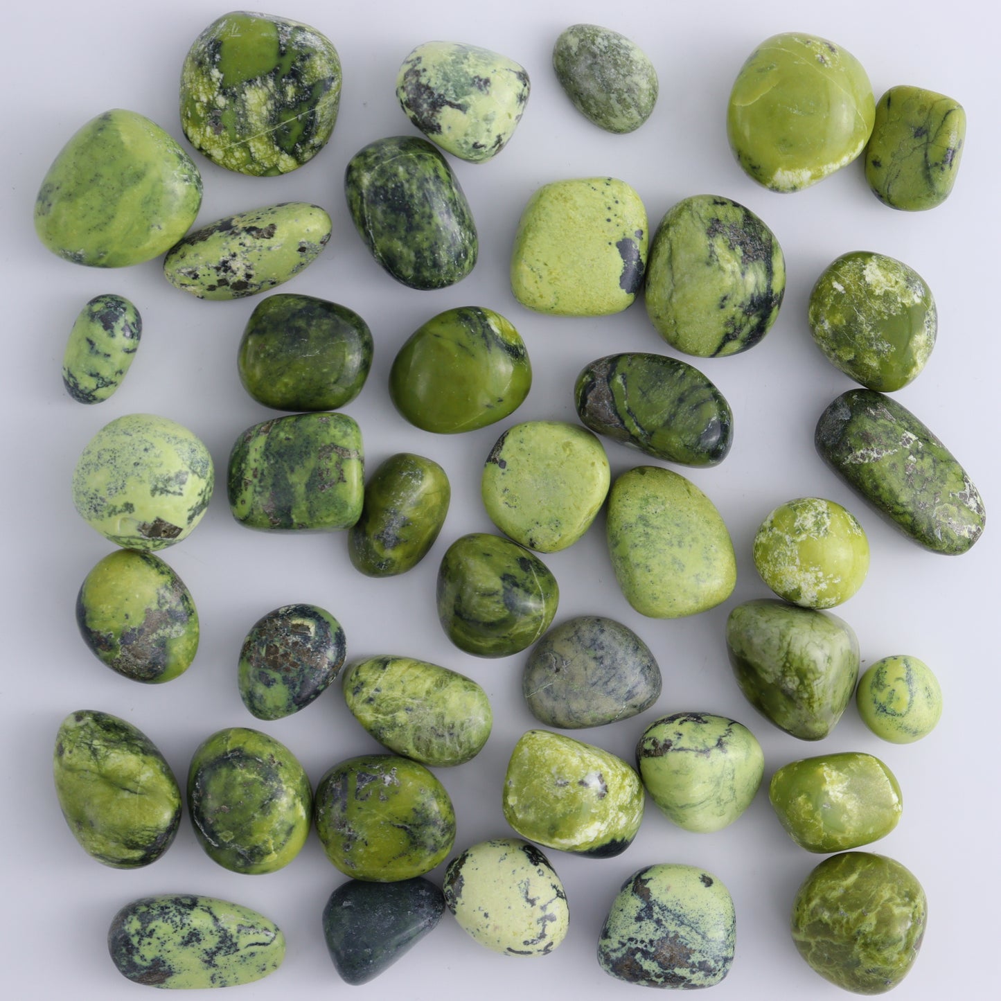 Serpentine Tumbles 500g Set - Expert Wholesale and Supplier of Wholesale Crystals & Bulk Gemstones, ["serpentine","tumbles"]