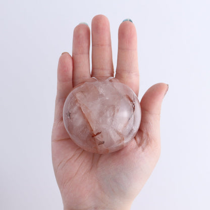 Fire Quartz Spheres Set of 5