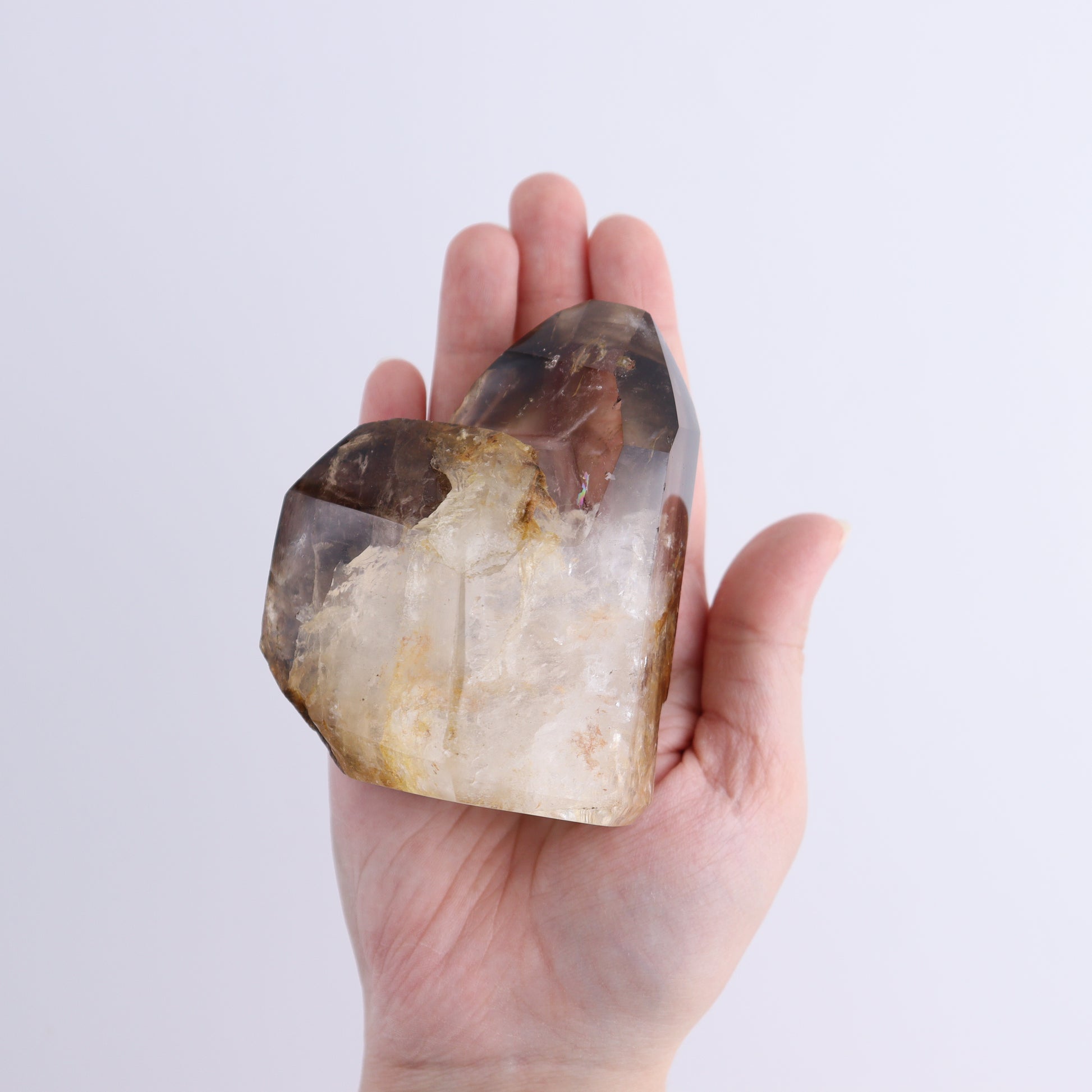 Smoky Quartz Towers Set of 2 - Expert Wholesale and Supplier of Wholesale Crystals & Bulk Gemstones, ["Quartz","Smoky Quartz","Towers"]