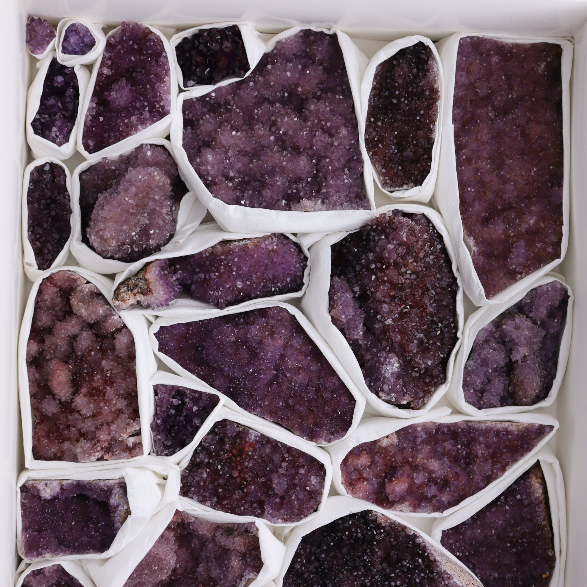 Amethyst Clusters Flat - Expert Wholesale and Supplier of Wholesale Crystals & Bulk Gemstones, ["Amethyst","Clusters"]