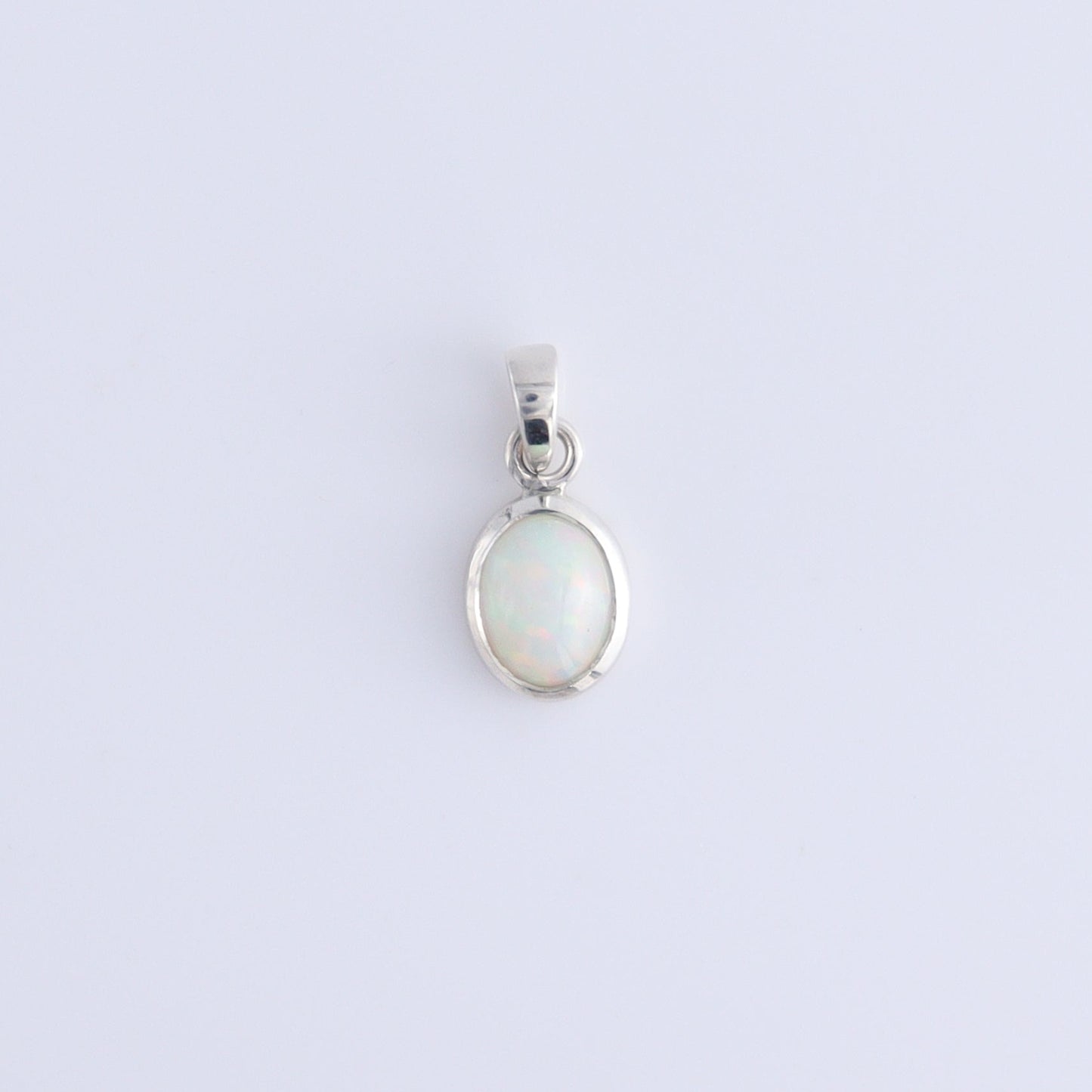 One Opal Sterling Silver Pendant (chain not included) - Expert Wholesale and Supplier of Wholesale Crystals & Bulk Gemstones, ["Opal","Pendant","sterling silver"]