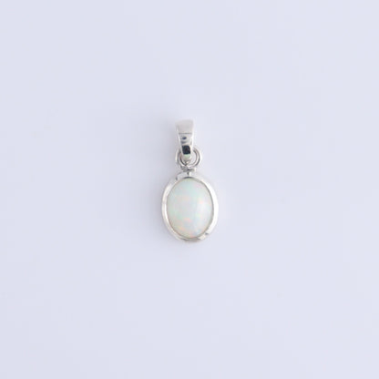 One Opal Sterling Silver Pendant (chain not included) - Expert Wholesale and Supplier of Wholesale Crystals & Bulk Gemstones, ["Opal","Pendant","sterling silver"]