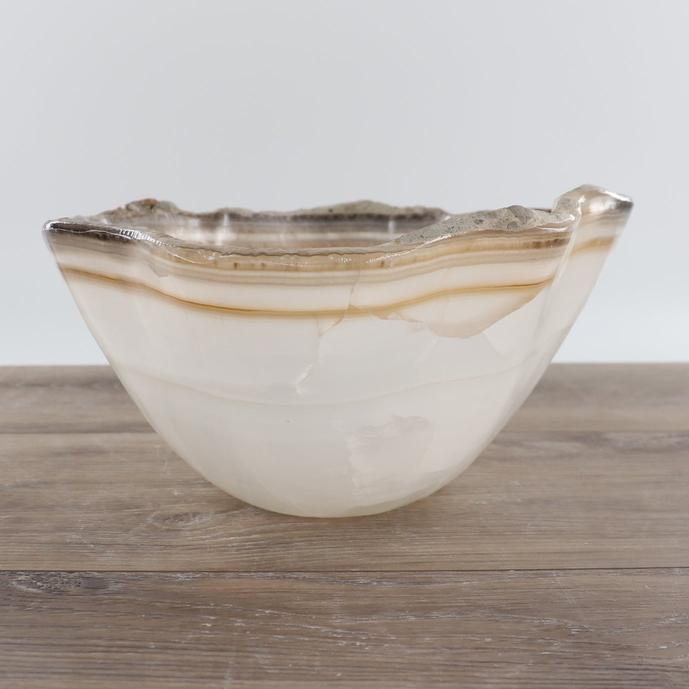 Mexican Onyx/Calcite Bowl 12"