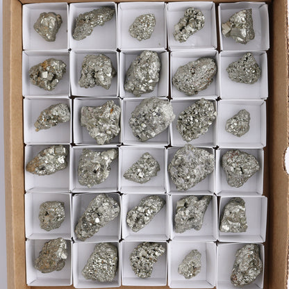 Pyrite Clusters Set of 30 - Expert Wholesale and Supplier of Wholesale Crystals & Bulk Gemstones, ["Clusters","Peru","Pyrite"]