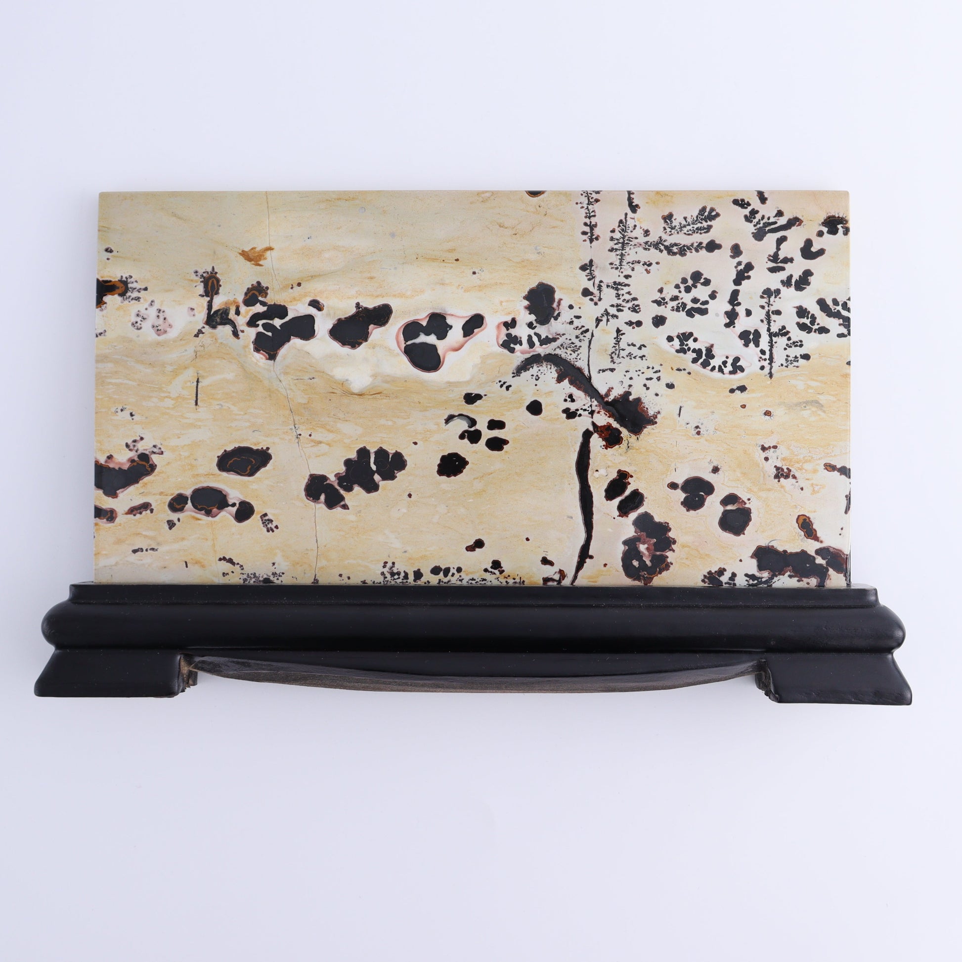 Picture Jasper Slab on Wooden Stand - Expert Wholesale and Supplier of Wholesale Crystals & Bulk Gemstones, ["China","Picture Jasper","Slices and Slabs"]