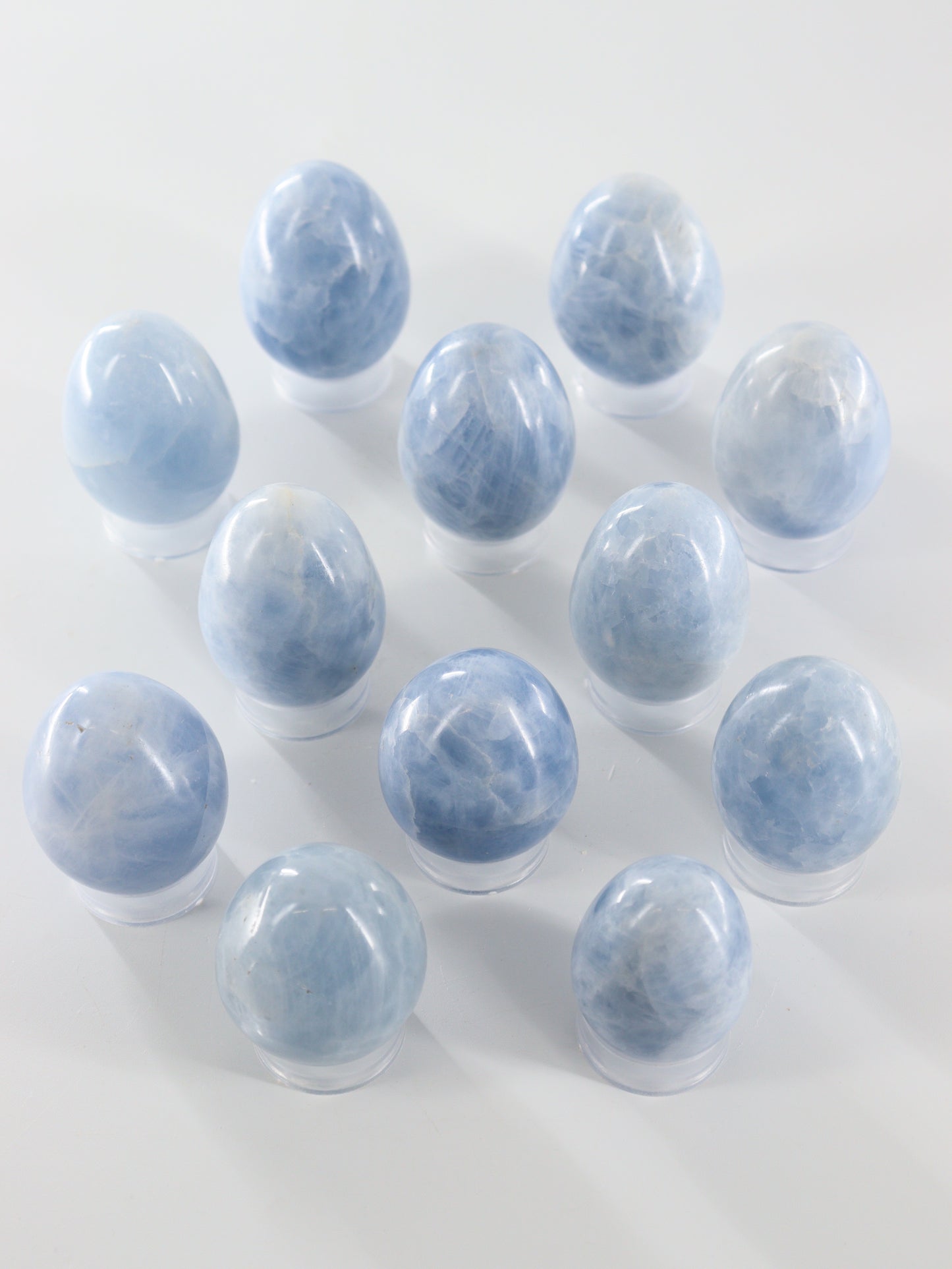 Calcite Eggs Set of 12 - Expert Wholesale and Supplier of Wholesale Crystals & Bulk Gemstones, []