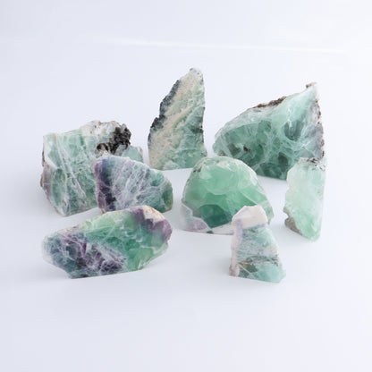 Fluorite Face Polished Set of 8 - Expert Wholesale and Supplier of Wholesale Crystals & Bulk Gemstones, ["Face Polished","Fluorite","Mexico"]