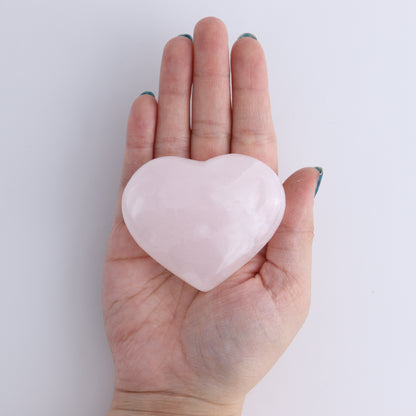 Pink Mangano Calcite Hearts Set of 6 - Expert Wholesale and Supplier of Wholesale Crystals & Bulk Gemstones, ["Calcite","Hearts","Madagascar","Pink Calcite"]