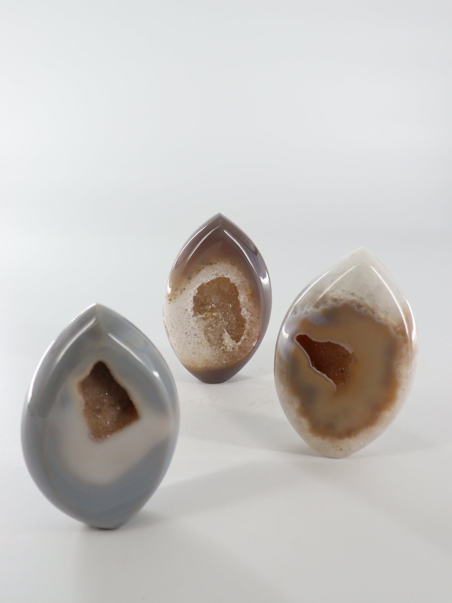 Agate Flames Set of 3 - Expert Wholesale and Supplier of Wholesale Crystals & Bulk Gemstones, []