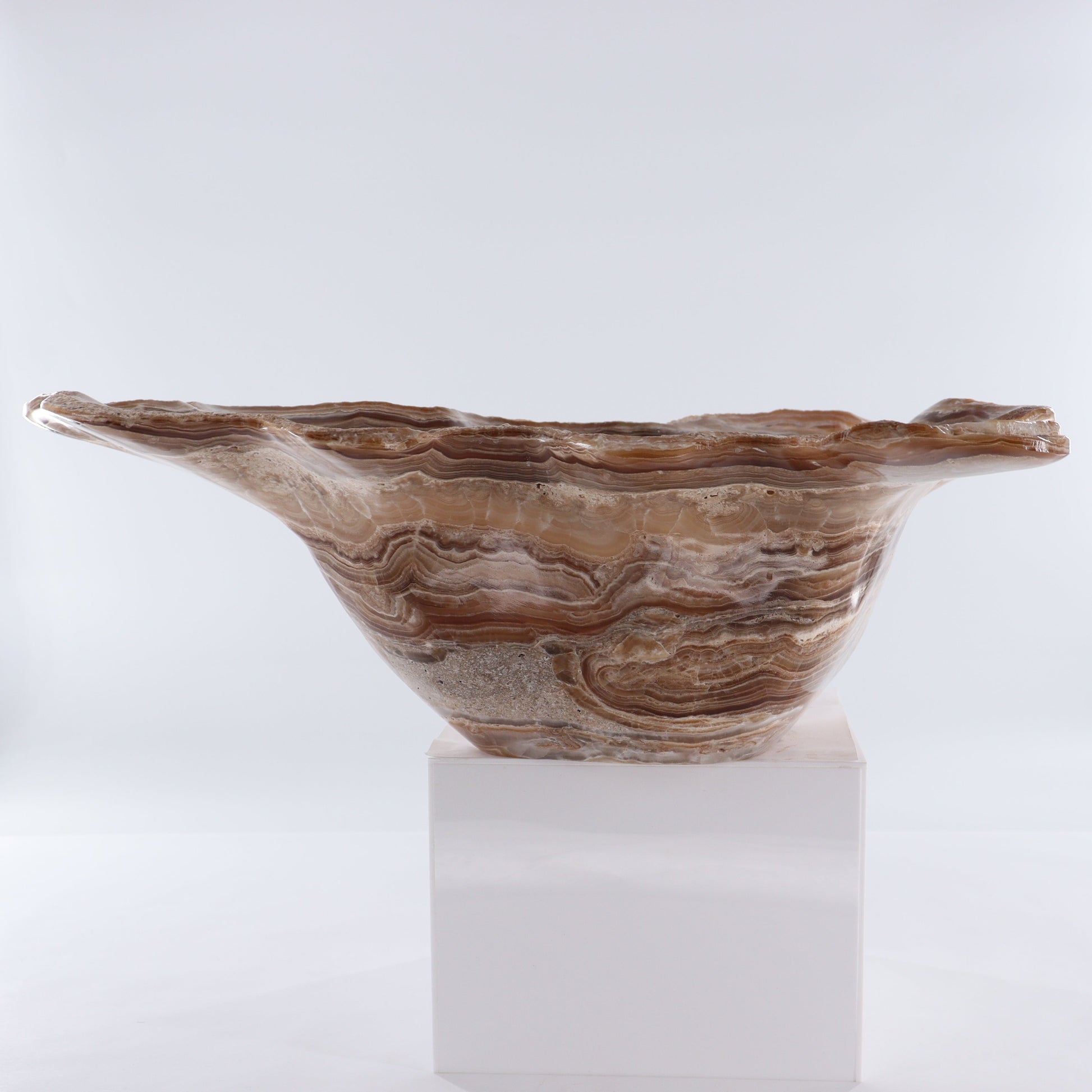 Mexican Onyx/Calcite Bowl - Expert Wholesale and Supplier of Wholesale Crystals & Bulk Gemstones, ["Bowls","Calcite","Mexico","onyx"]