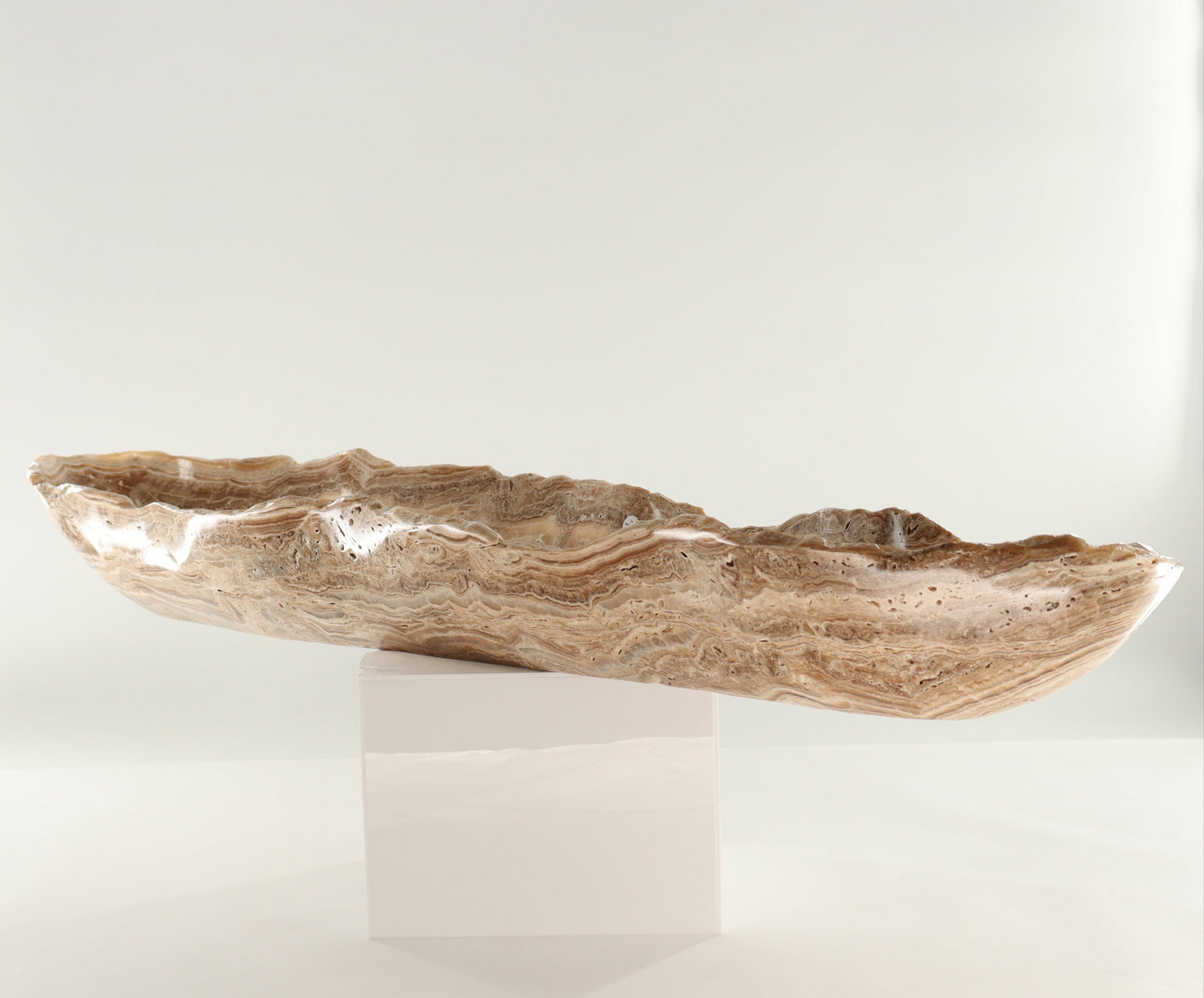 Onyx Canoe Bowl - Expert Wholesale and Supplier of Wholesale Crystals & Bulk Gemstones, ["Bowls","canoe","Mexico","onyx"]