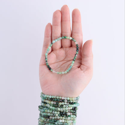 One Faceted Emerald Bracelet - Expert Wholesale and Supplier of Wholesale Crystals & Bulk Gemstones, ["Bracelet","bracelets","Emerald","Faceted"]