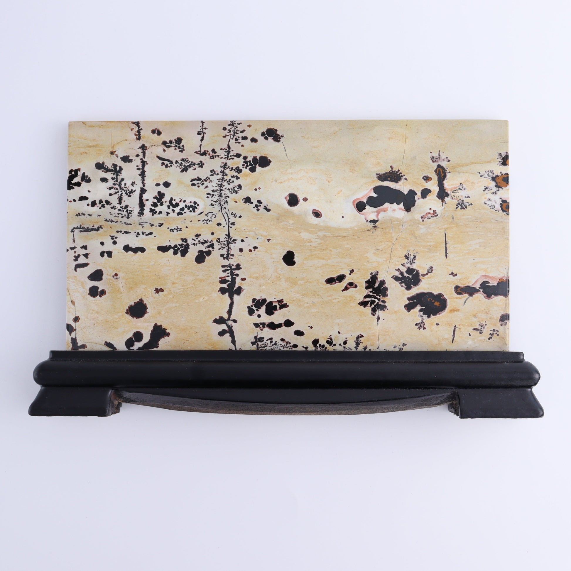Picture Jasper Slab on Wooden Stand - Expert Wholesale and Supplier of Wholesale Crystals & Bulk Gemstones, ["China","Picture Jasper","Slices and Slabs"]