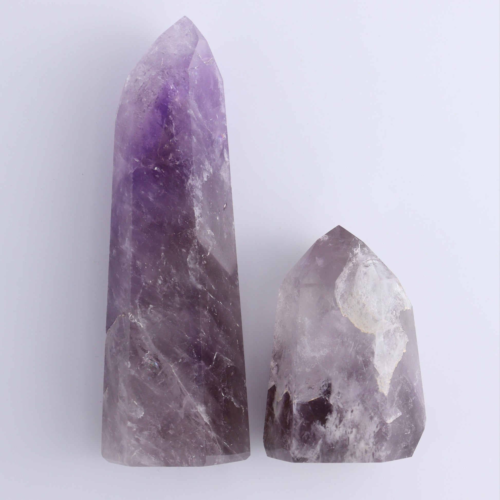 Amethyst Towers Set of 3 - Expert Wholesale and Supplier of Wholesale Crystals & Bulk Gemstones, ["Amethyst","Brazil","Towers"]