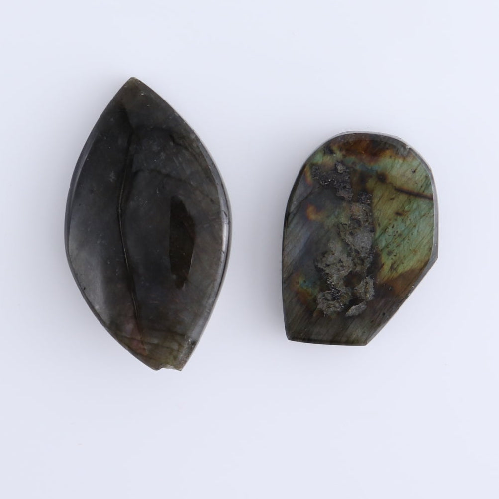 Imperfect Labradorite Cabs Set of 8