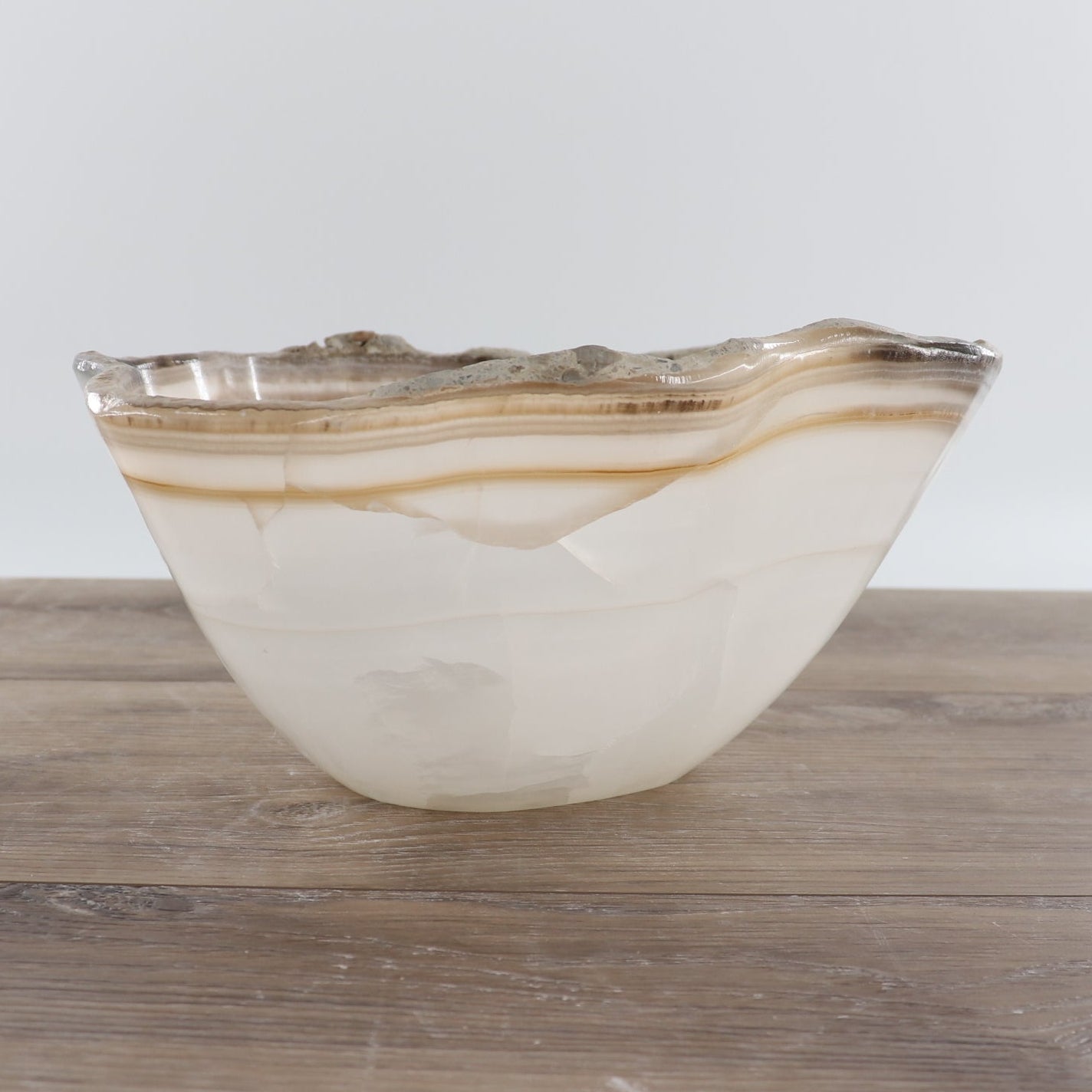 Mexican Onyx/Calcite Bowl 12"