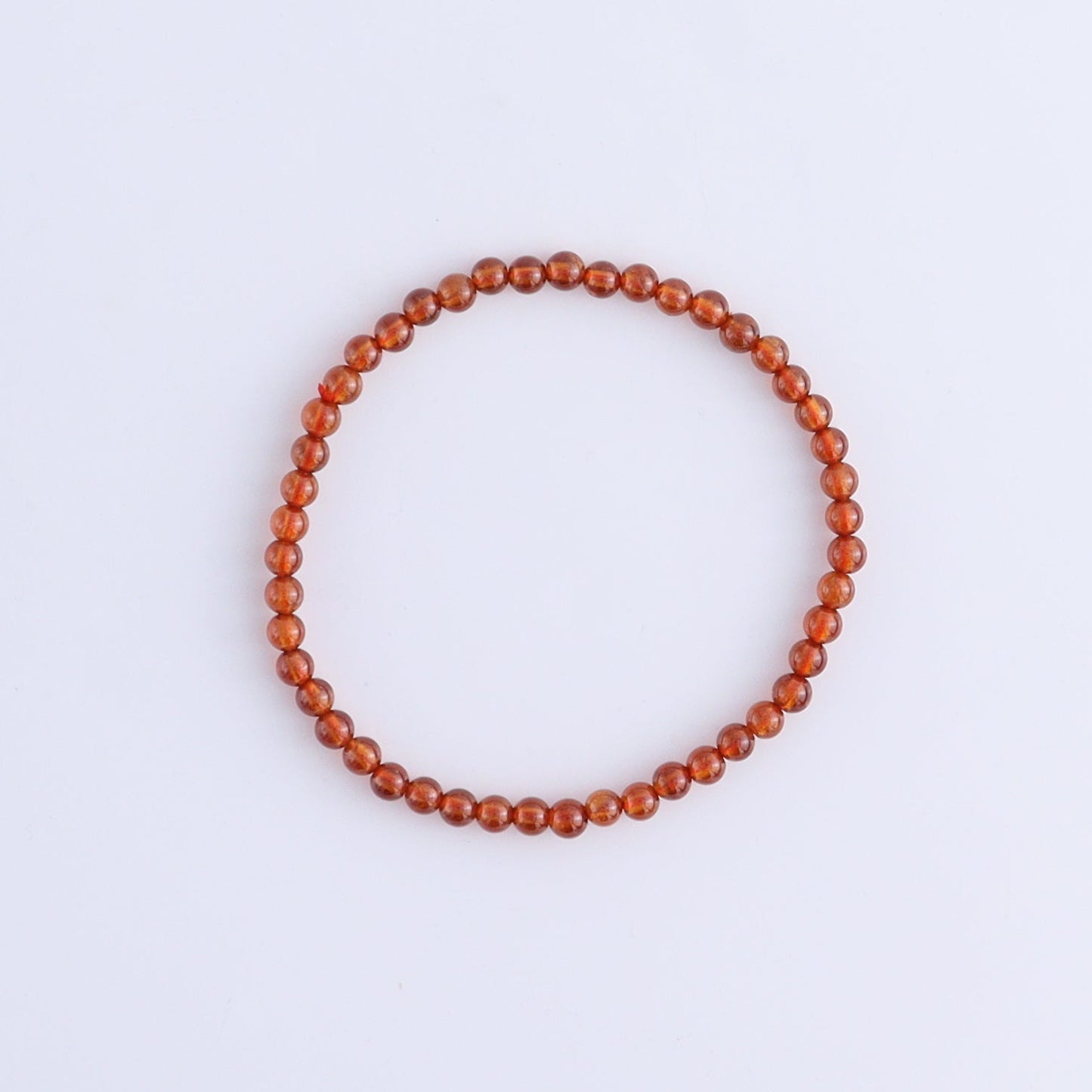 One Hessonite Garnet Bracelet
