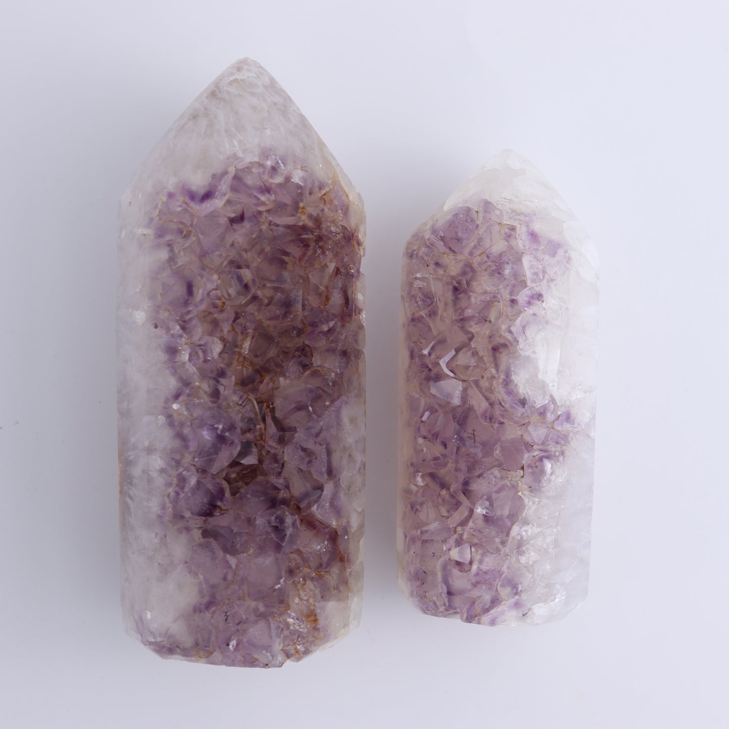 Uruguay Amethyst Towers Set of 4 - Expert Wholesale and Supplier of Wholesale Crystals & Bulk Gemstones, ["Amethyst","Towers","Uruguay"]