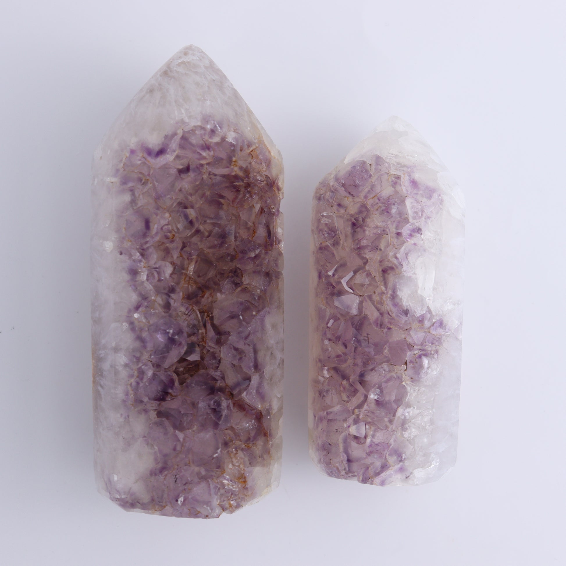 Uruguay Amethyst Towers Set of 4 - Expert Wholesale and Supplier of Wholesale Crystals & Bulk Gemstones, ["Amethyst","Towers","Uruguay"]