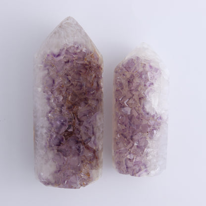 Uruguay Amethyst Towers Set of 4 - Expert Wholesale and Supplier of Wholesale Crystals & Bulk Gemstones, ["Amethyst","Towers","Uruguay"]