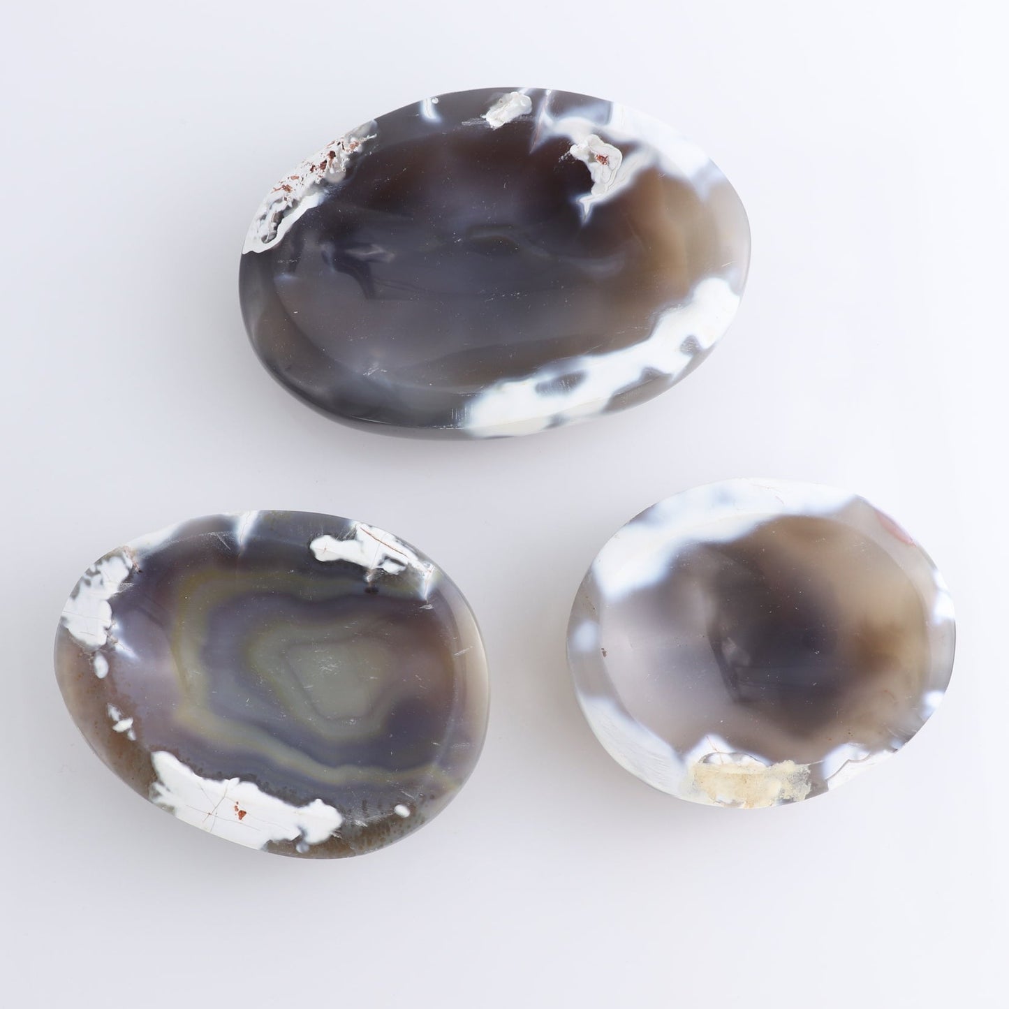Orca Agate Bowls Set of 3