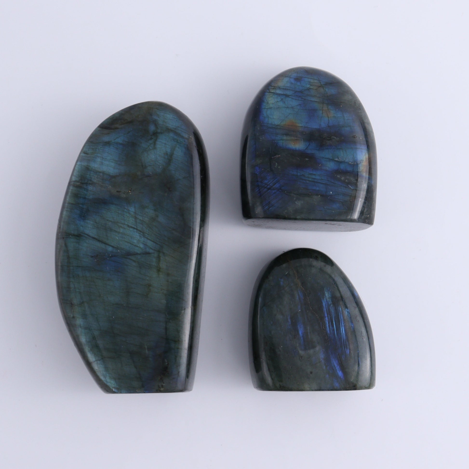 Labradorite Freeform Set of 7 - Expert Wholesale and Supplier of Wholesale Crystals & Bulk Gemstones, ["Freeforms","Labradorite","Madagascar"]