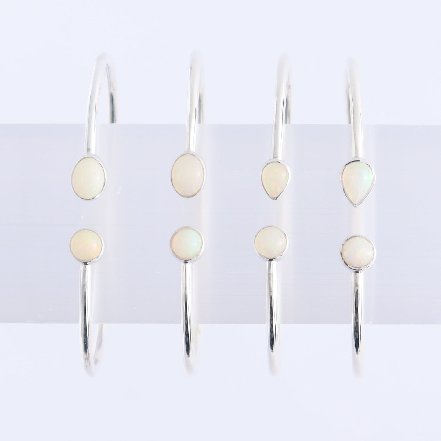 One Ethiopian Opal Sterling Silver Bracelet - Expert Wholesale and Supplier of Wholesale Crystals & Bulk Gemstones, ["Bracelet","bracelets","ethiopian opal"]