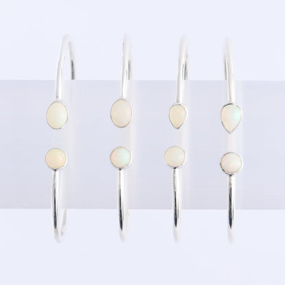One Ethiopian Opal Sterling Silver Bracelet - Expert Wholesale and Supplier of Wholesale Crystals & Bulk Gemstones, ["Bracelet","bracelets","ethiopian opal"]