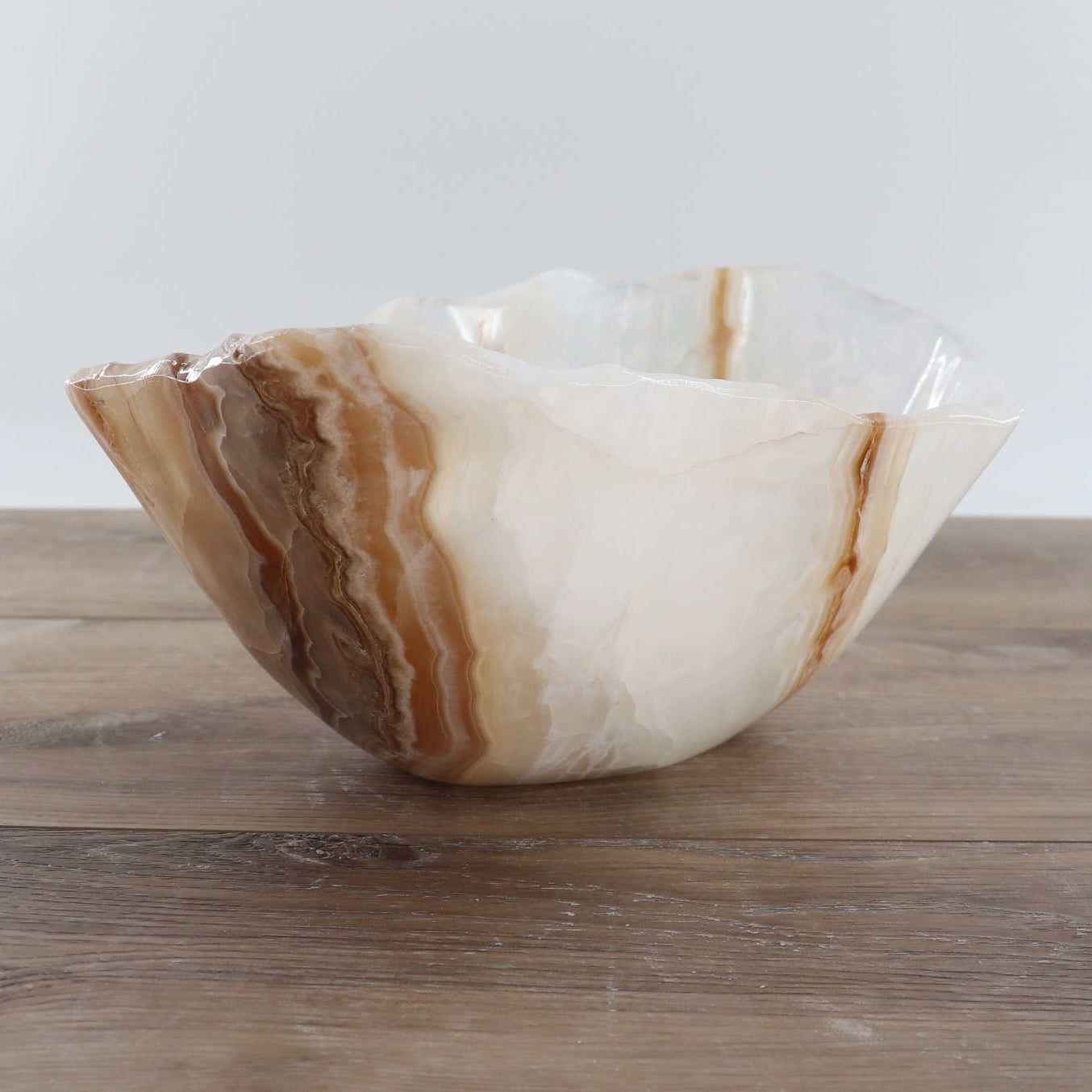 Mexican Onyx/Calcite Bowl 12"