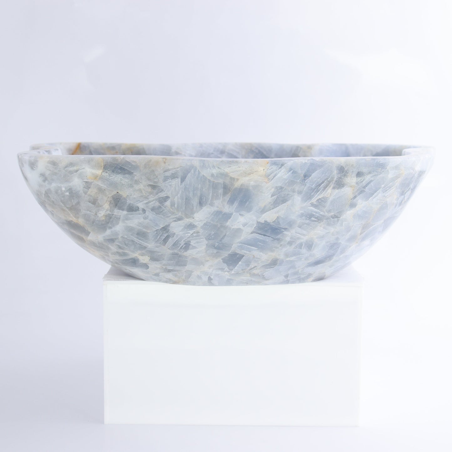 Blue Calcite Bowl - Expert Wholesale and Supplier of Wholesale Crystals & Bulk Gemstones, ["Blue Calcite","bowl","Bowls","Calcite","Mexico"]
