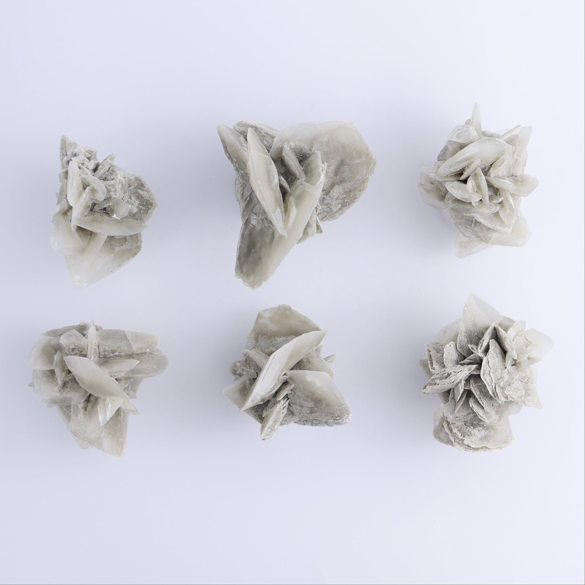 Selenite Clusters Set of 18 - Expert Wholesale and Supplier of Wholesale Crystals & Bulk Gemstones, ["Clusters","selenite"]