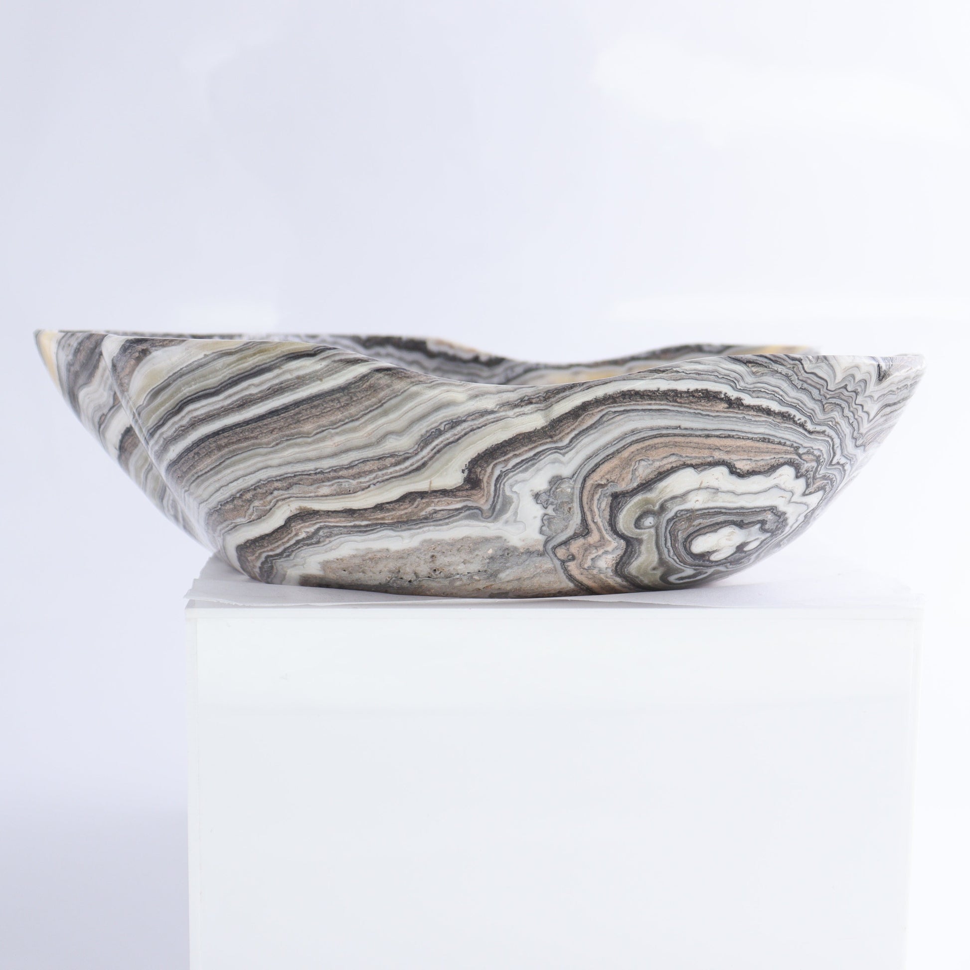 Mexican Onyx/Calcite Bowl - Expert Wholesale and Supplier of Wholesale Crystals & Bulk Gemstones, ["Bowls","Calcite","Mexico","onyx"]