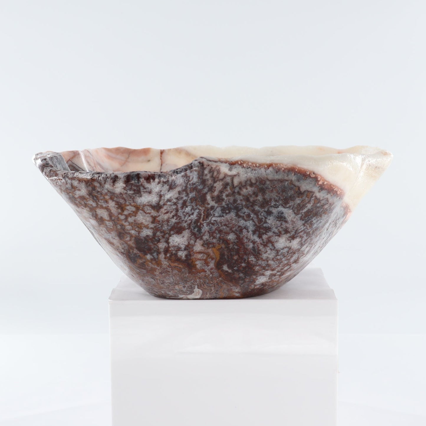 Mexican Onyx/Calcite Bowl 15"