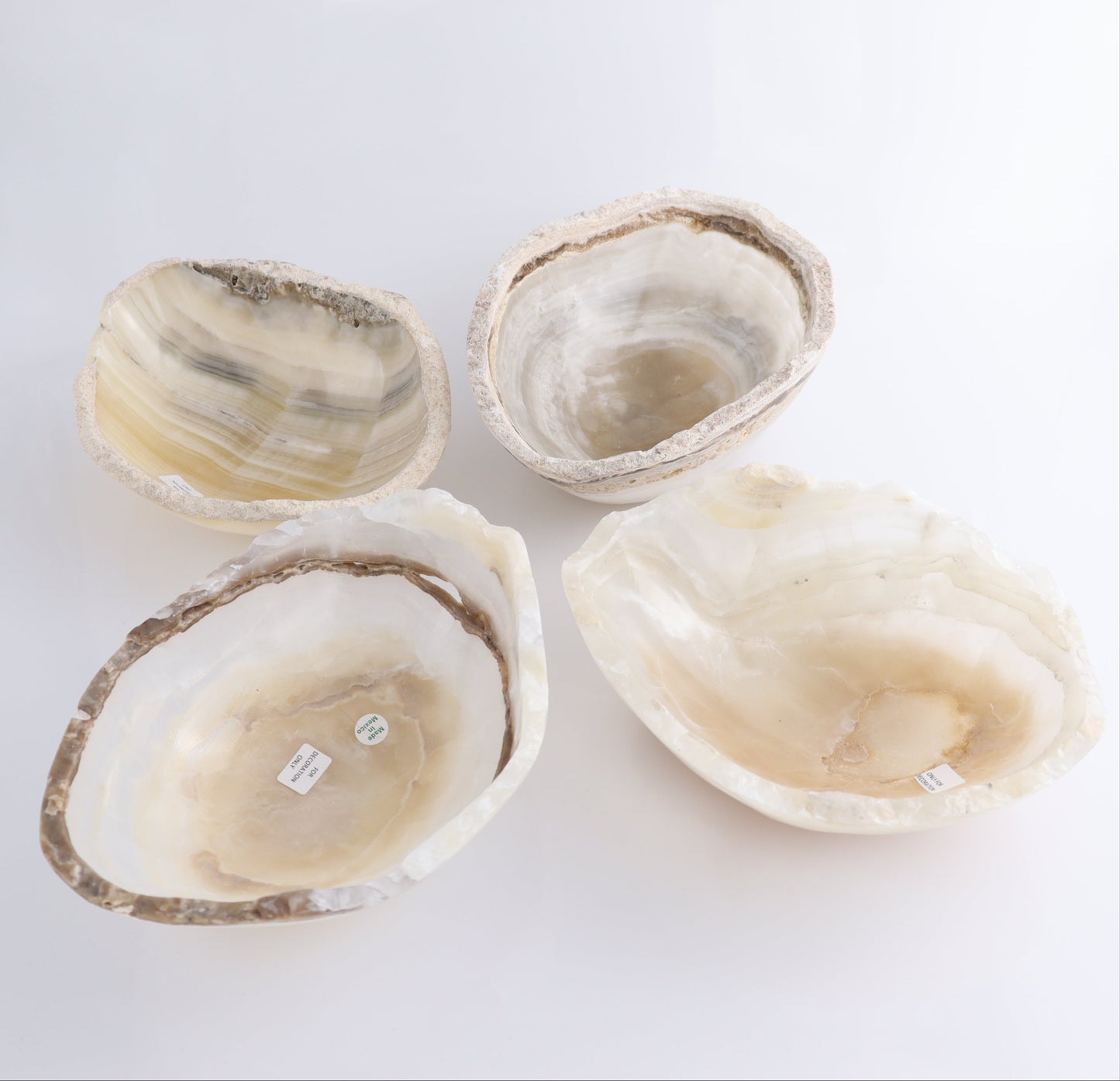 Onyx Bowl Set of 4 - Expert Wholesale and Supplier of Wholesale Crystals & Bulk Gemstones, ["Bowls","Mexico","onyx"]