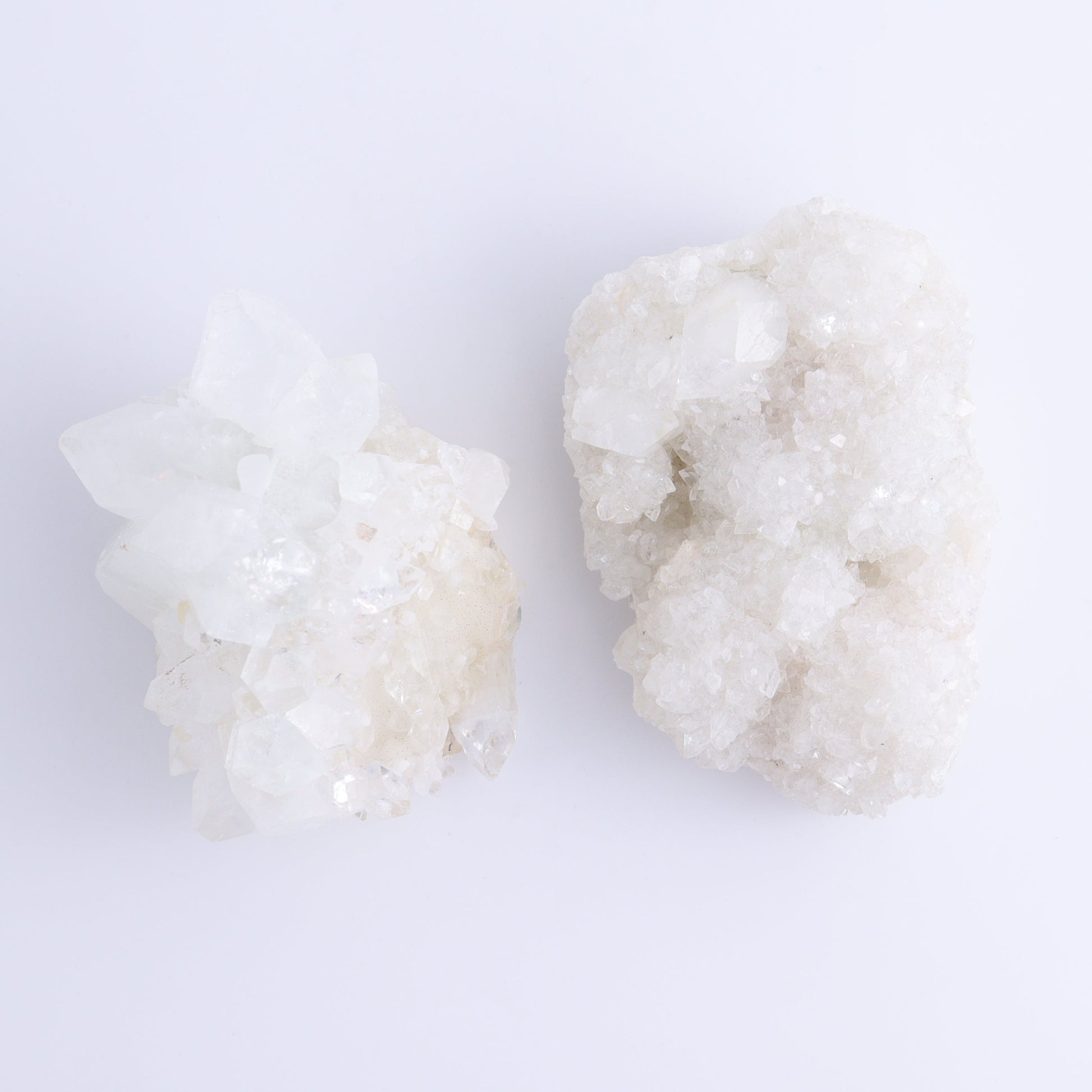 Apophyllite Clusters Set of 6 - Expert Wholesale and Supplier of Wholesale Crystals & Bulk Gemstones, ["Apophyllite","Clusters","Flats"]