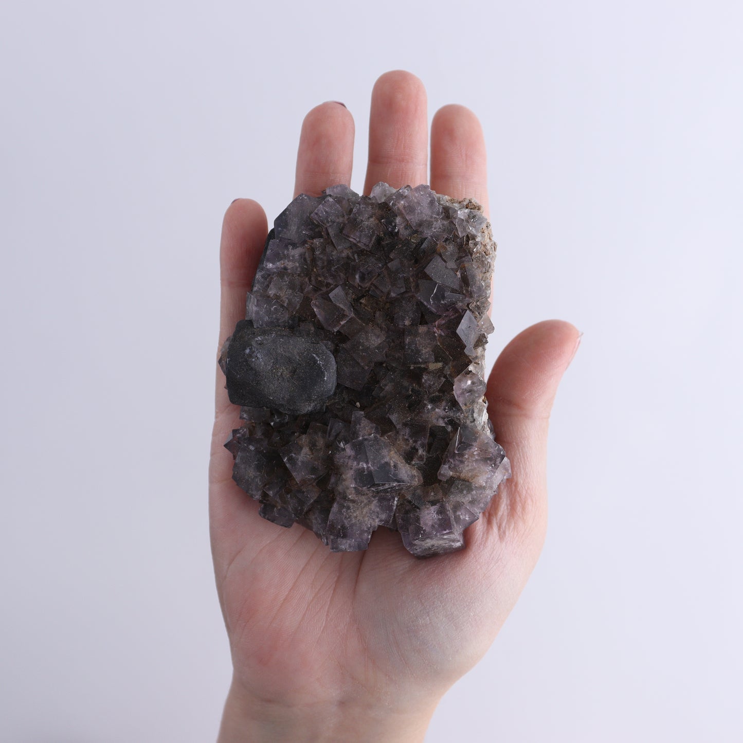 Fluorite Purple Rain Pocket Set of 7 - Expert Wholesale and Supplier of Wholesale Crystals & Bulk Gemstones, ["close_50","England","Fluorite","Purple Rain Pocket","Rough"]