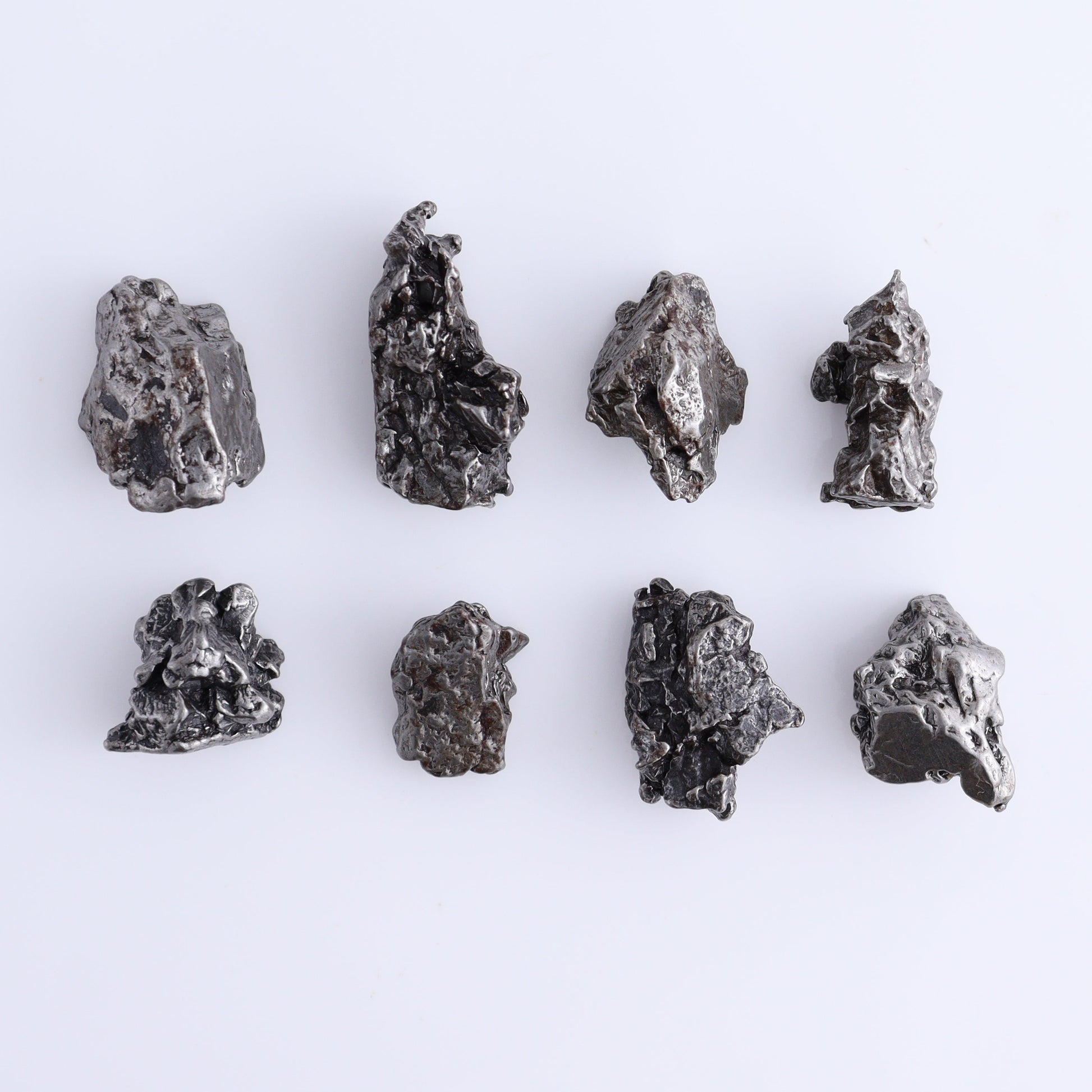 Campos del Cielo Meteorites Set of 8 - Expert Wholesale and Supplier of Wholesale Crystals & Bulk Gemstones, ["Campos del Cielo Meteorites","Meteorite","Rough","Roughs"]