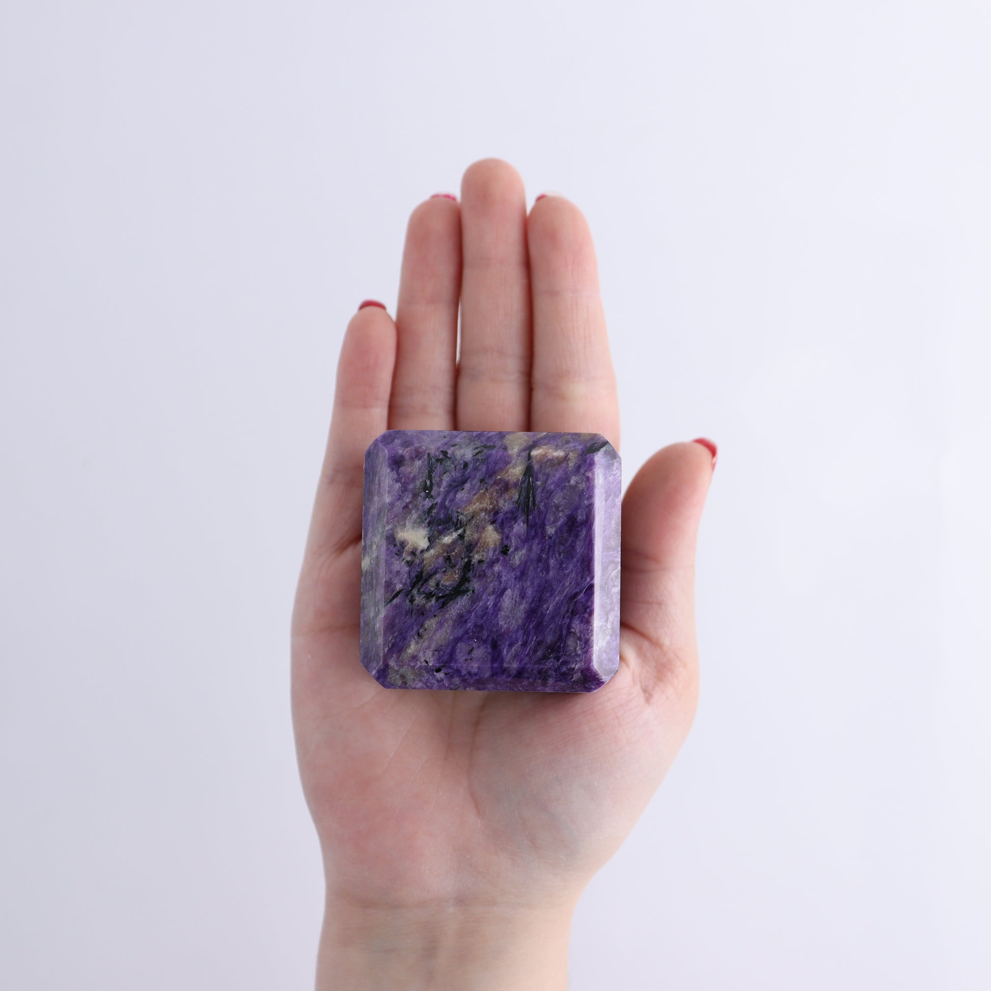 Charoite Cubes Set of 4 - Expert Wholesale and Supplier of Wholesale Crystals & Bulk Gemstones, ["Charoite","Cubes","Russia"]