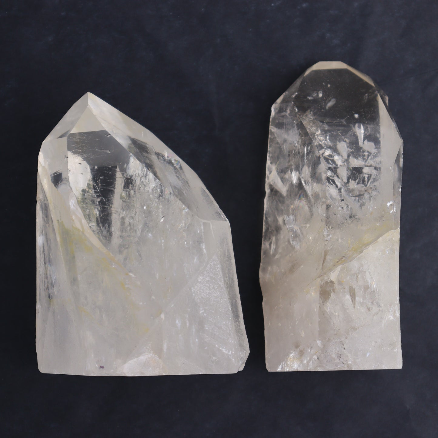 Clear Quartz Points Set of 2 - Expert Wholesale and Supplier of Wholesale Crystals & Bulk Gemstones, ["Clear Quartz","Points","Quartz","Towers"]