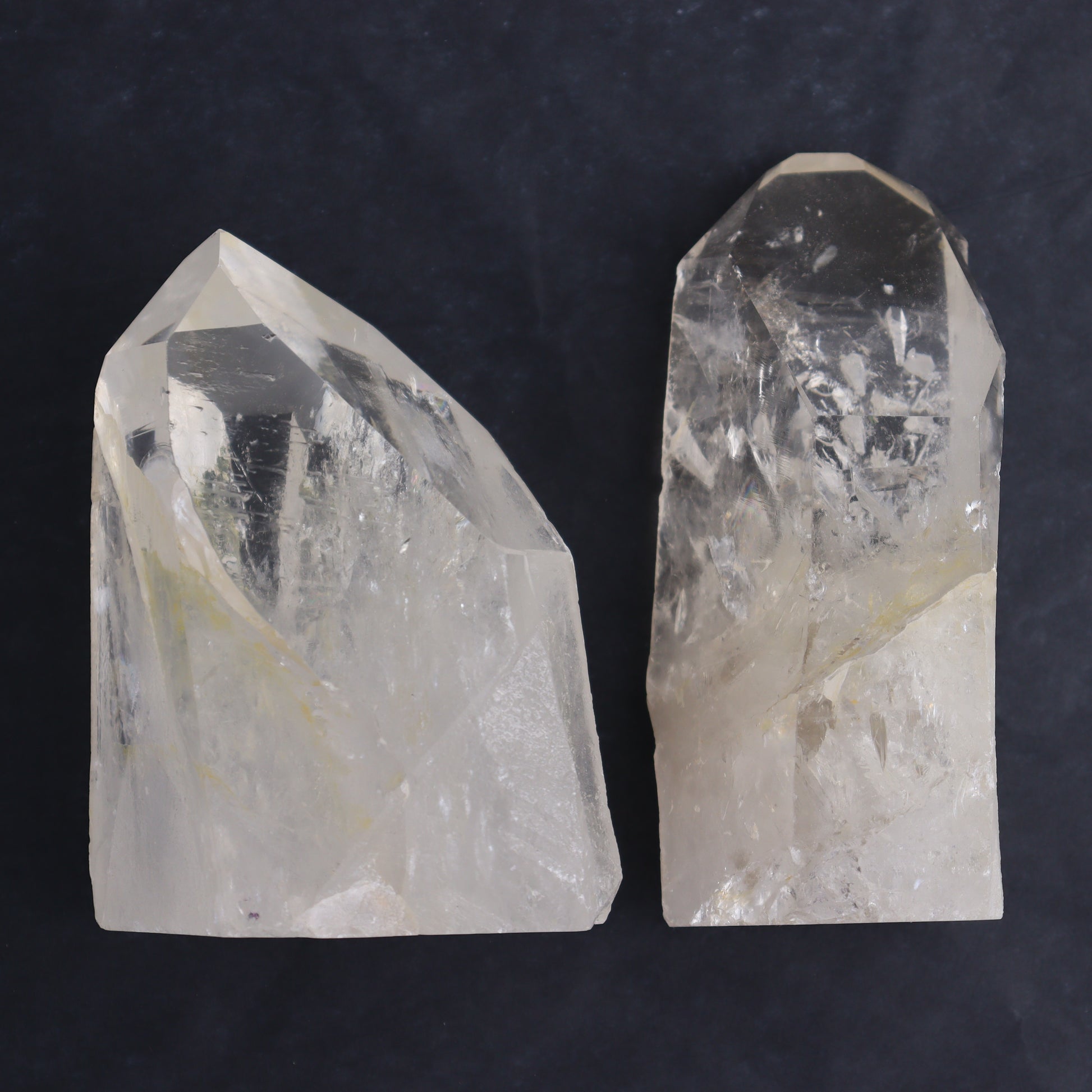 Clear Quartz Points Set of 2 - Expert Wholesale and Supplier of Wholesale Crystals & Bulk Gemstones, ["Clear Quartz","Points","Quartz","Towers"]