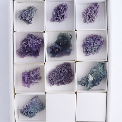 Grape Agate Cluster Set of 10 - Expert Wholesale and Supplier of Wholesale Crystals & Bulk Gemstones, ["Clusters","Grape agate","Indonesia"]