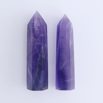 Lavender Fluorite Towers Set of 10