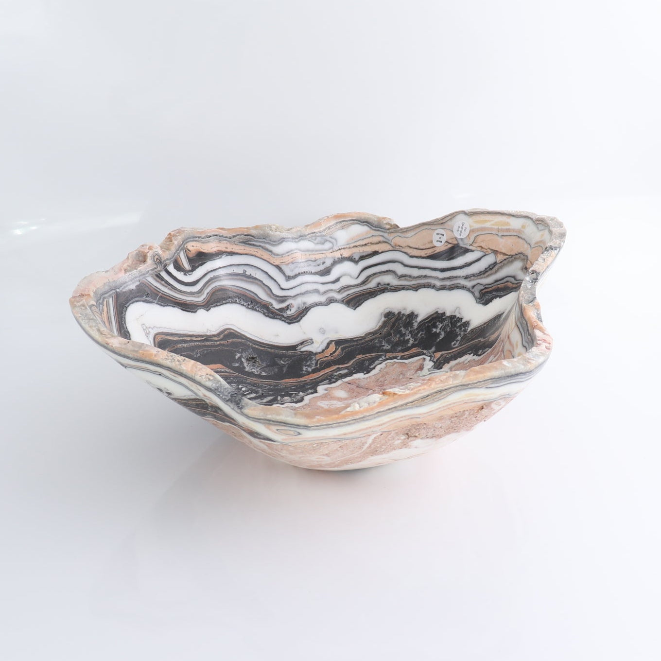 Mexican Onyx/Calcite Bowl 13"