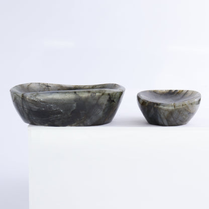 Labradorite Bowls Set of 10 - Expert Wholesale and Supplier of Wholesale Crystals & Bulk Gemstones, ["Bowls","Labradorite","Madagascar"]