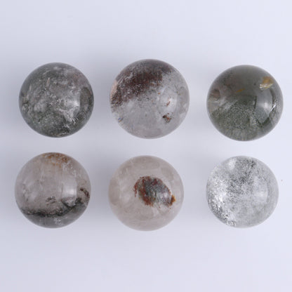 Garden Quartz Spheres Set of 9 - Expert Wholesale and Supplier of Wholesale Crystals & Bulk Gemstones, ["Garden Quartz","Quartz","Spheres"]